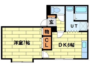 サニーパークサイドの物件間取画像